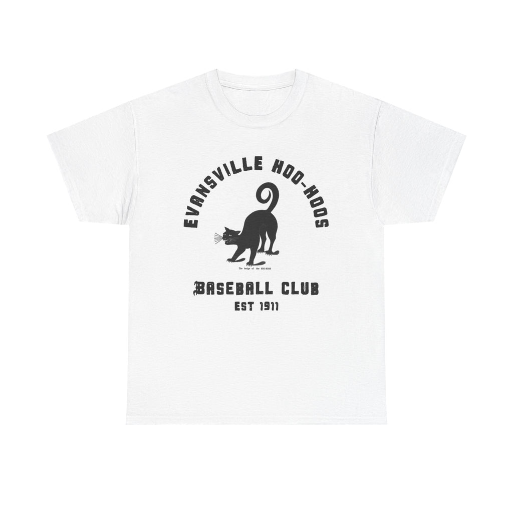 Evansville Hoo-Hoos 1911 Vintage Cat Baseball Tee