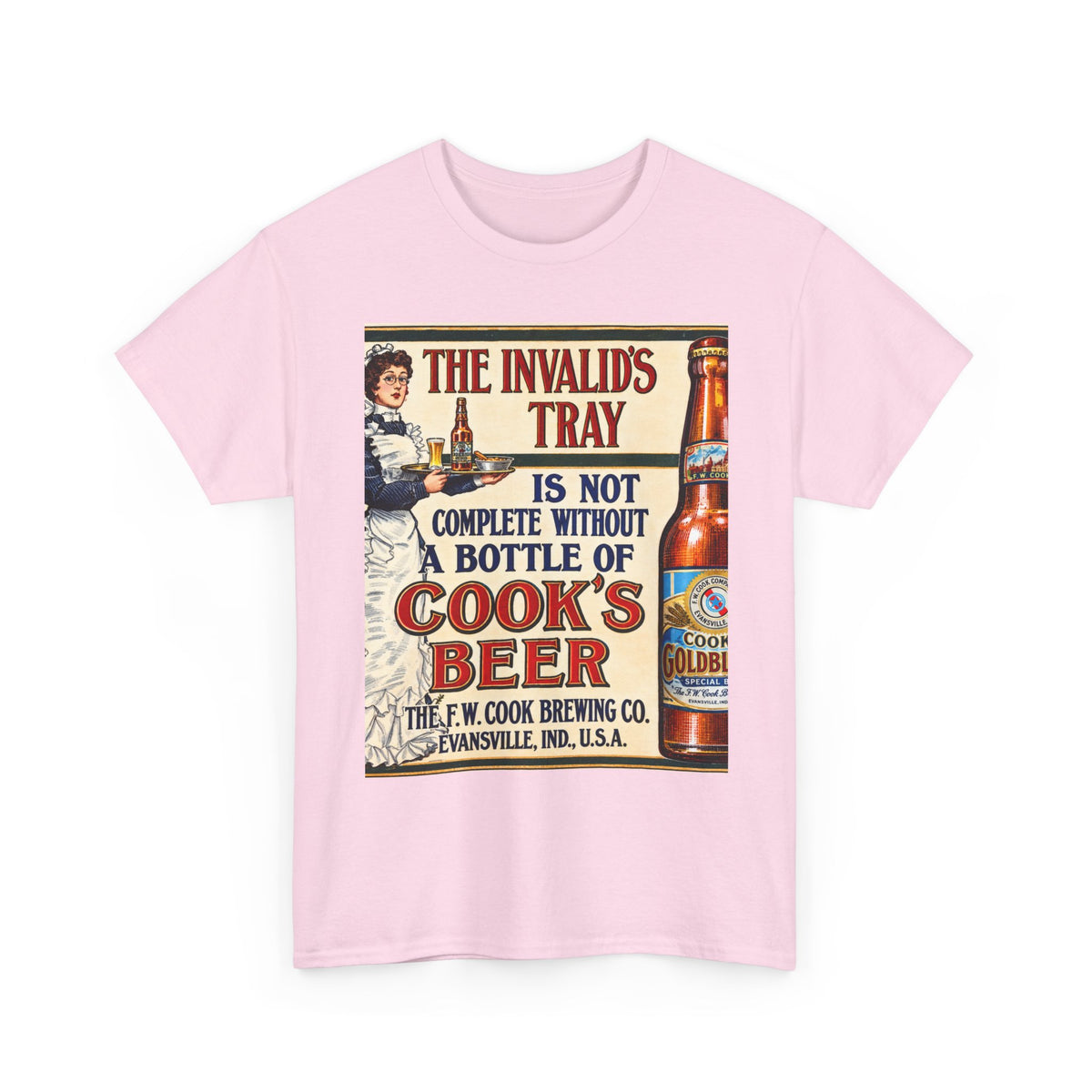 Vintage 'Cook’s Beer' Retro Ad Tee — 1903 Brewery Graphic T‑Shirt