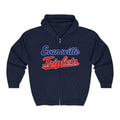 Evansville Triplets Full-Zip Hoodie — Vintage Script Team Jacket
