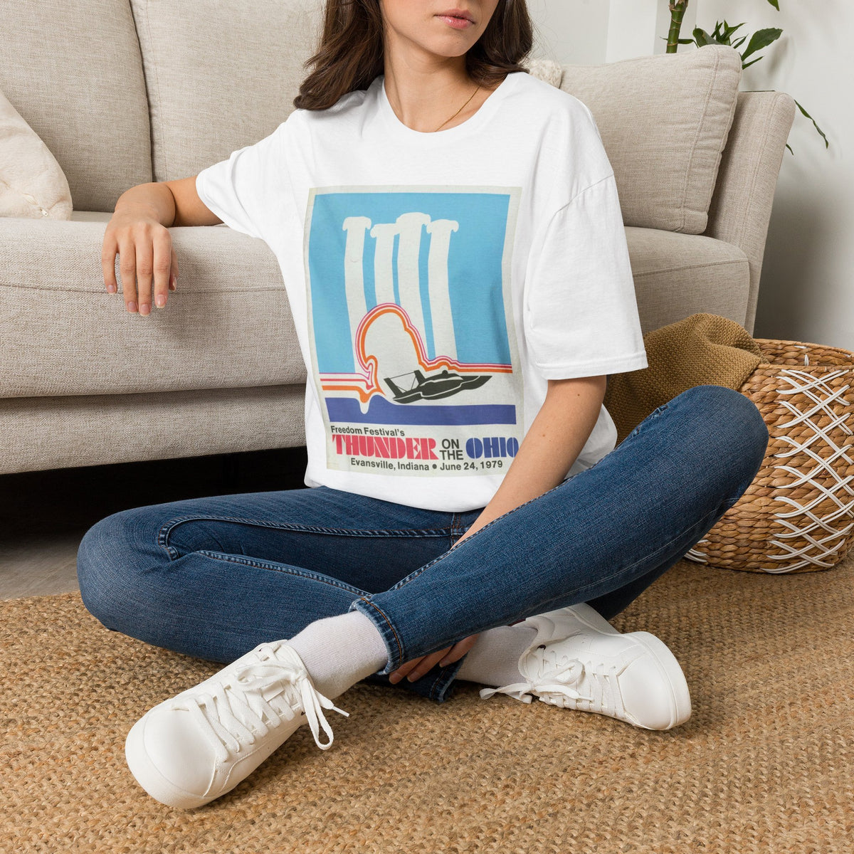 Thunder on the Ohio — Retro 1979 Hydroplane Race T-Shirt