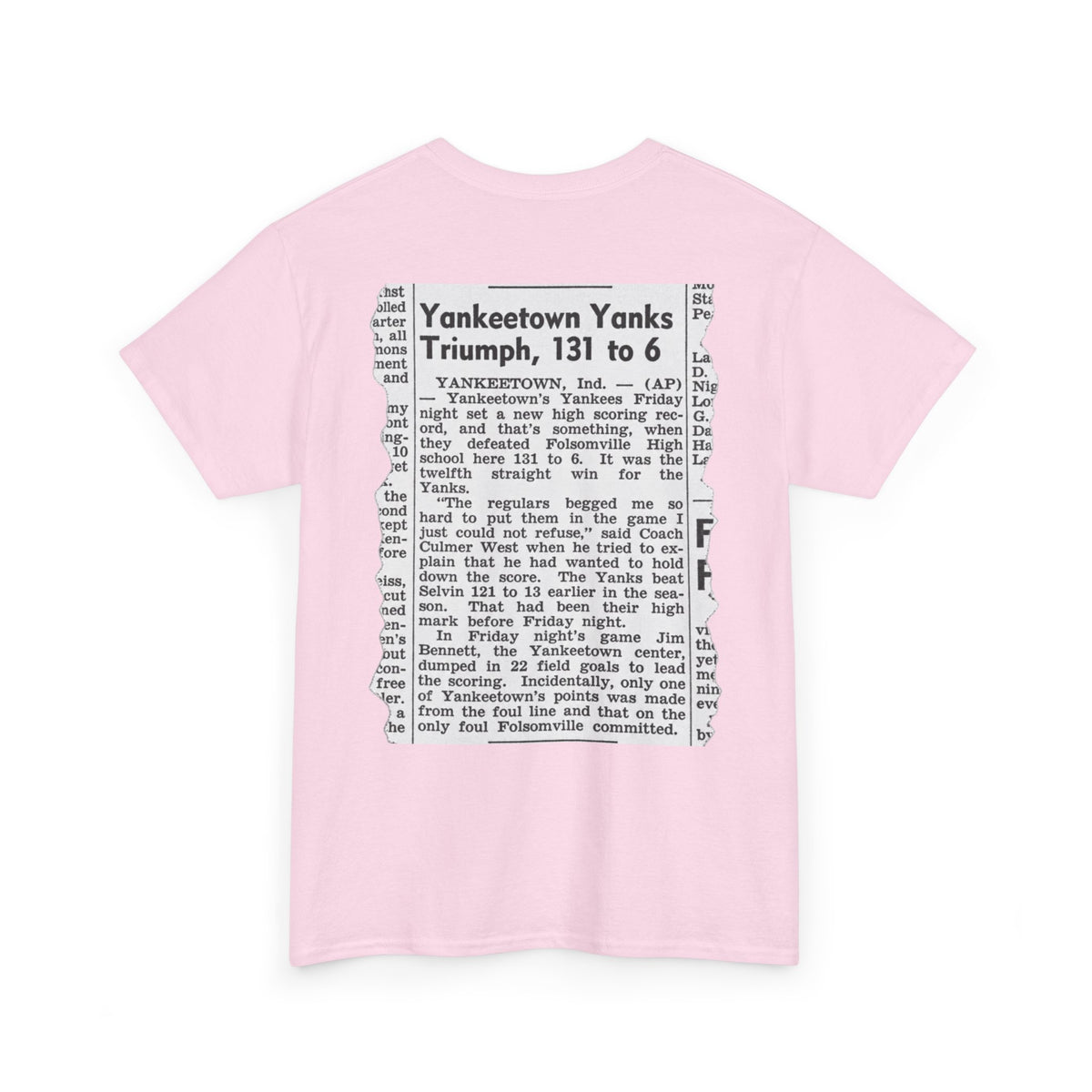 Yankeetown Yanks High School Basketball T-Shirt