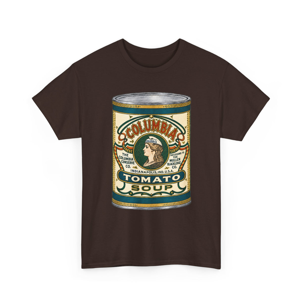 Columbia Tomato Soup Can T-Shirt…Indianapolis 1904 Ad