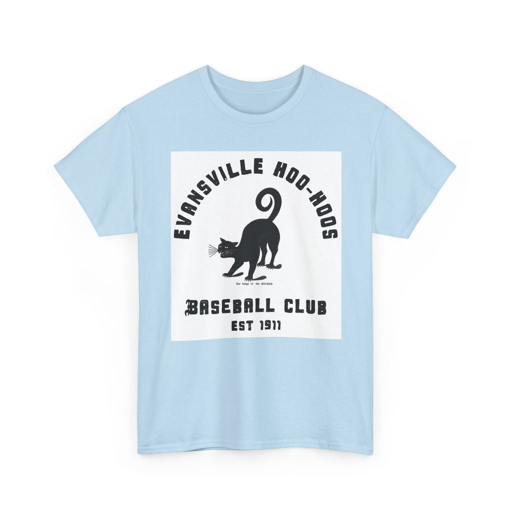 Evansville Hoo-Hoos 1911 Vintage Cat Baseball Tee