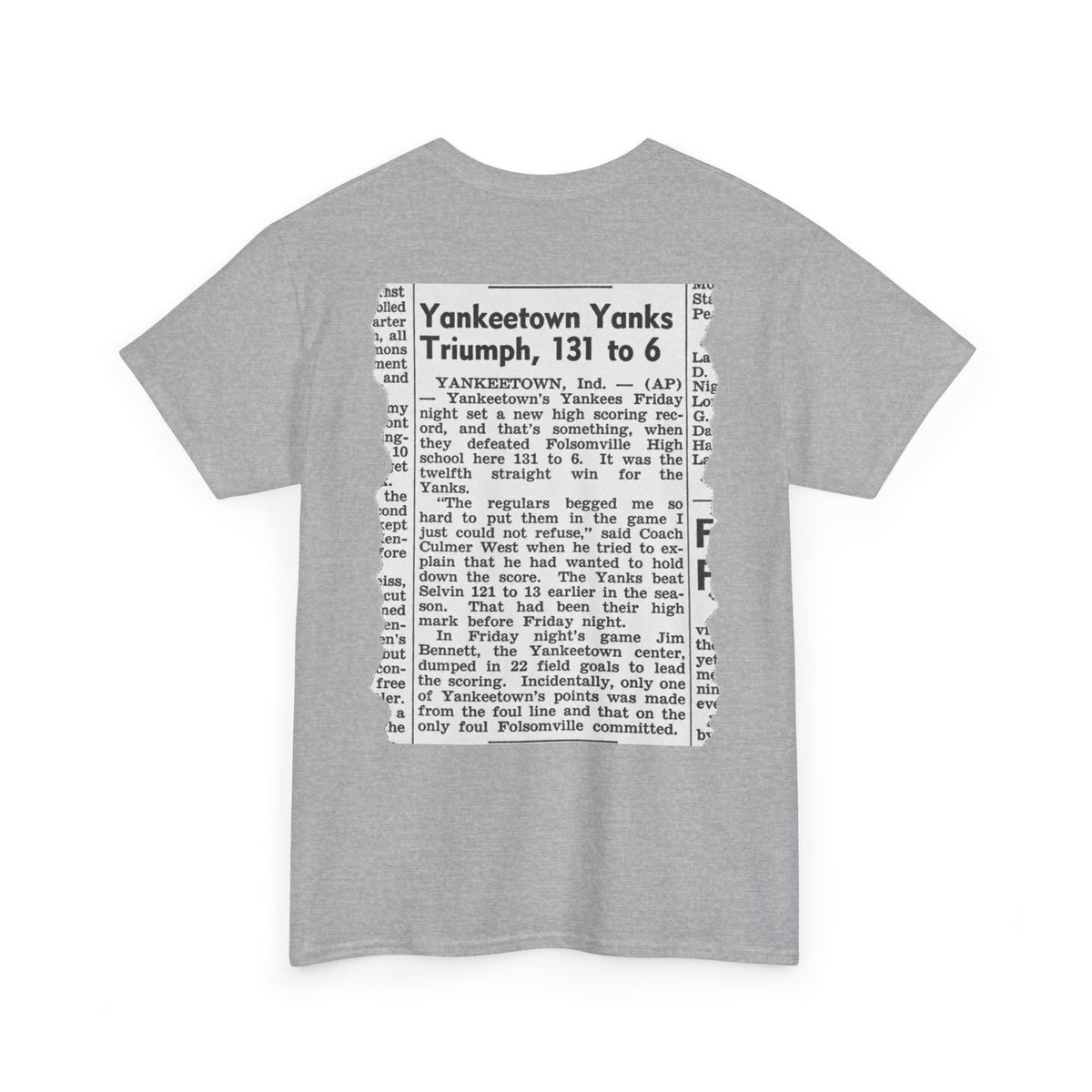 Yankeetown Yanks High School Basketball T-Shirt