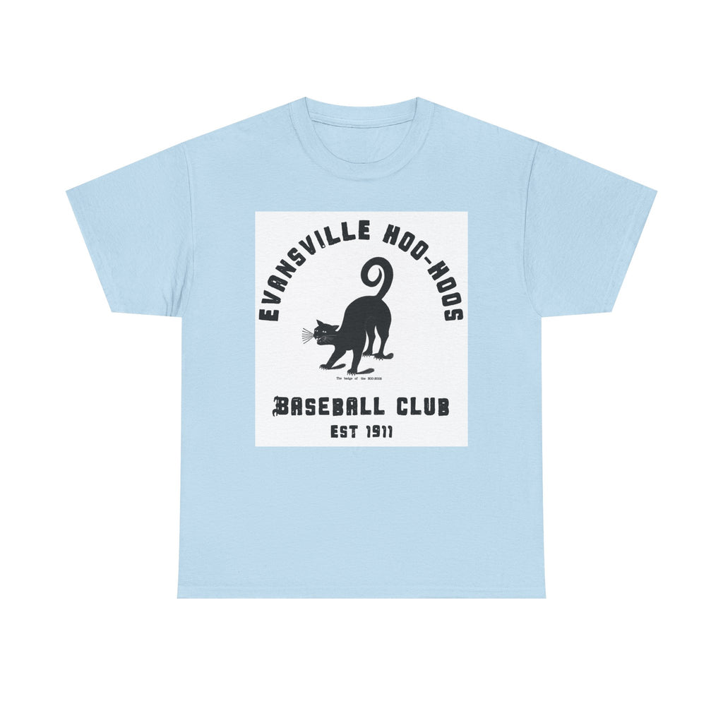 Evansville Hoo-Hoos 1911 Vintage Cat Baseball Tee