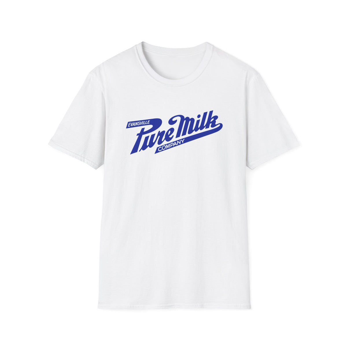Pure Milk Company Retro Tee — Vintage Evansville Dairy Logo T-Shirt