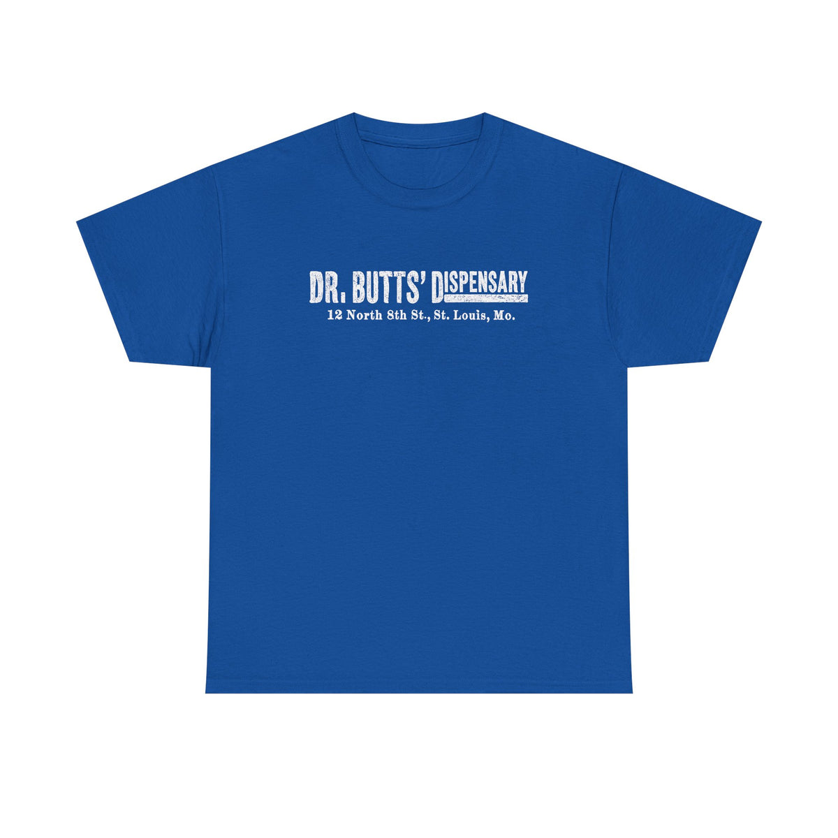 Dr. Butts' Dispensary St. Louis 1881 Tee – Vintage Apothecary Logo Shirt