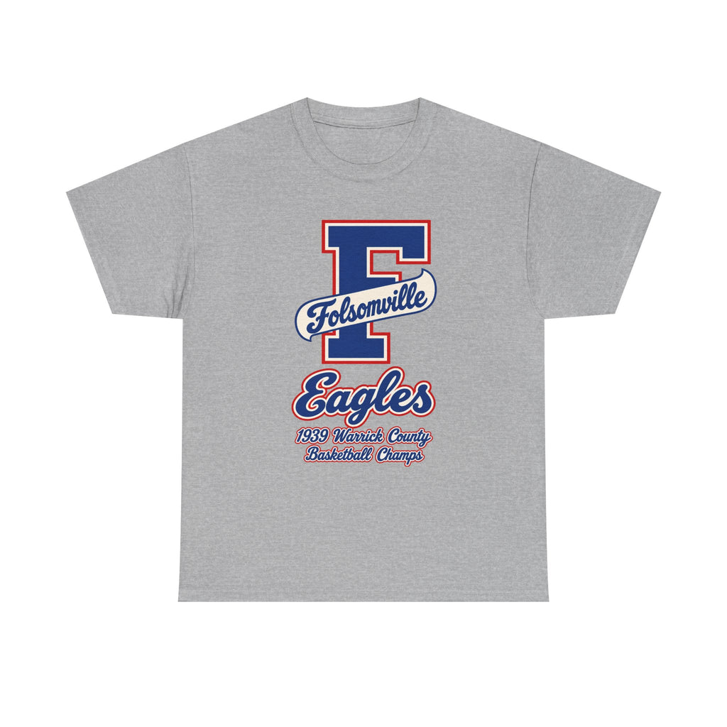 Folsomville High School Eagles Basketball Team Logo T-Shirt