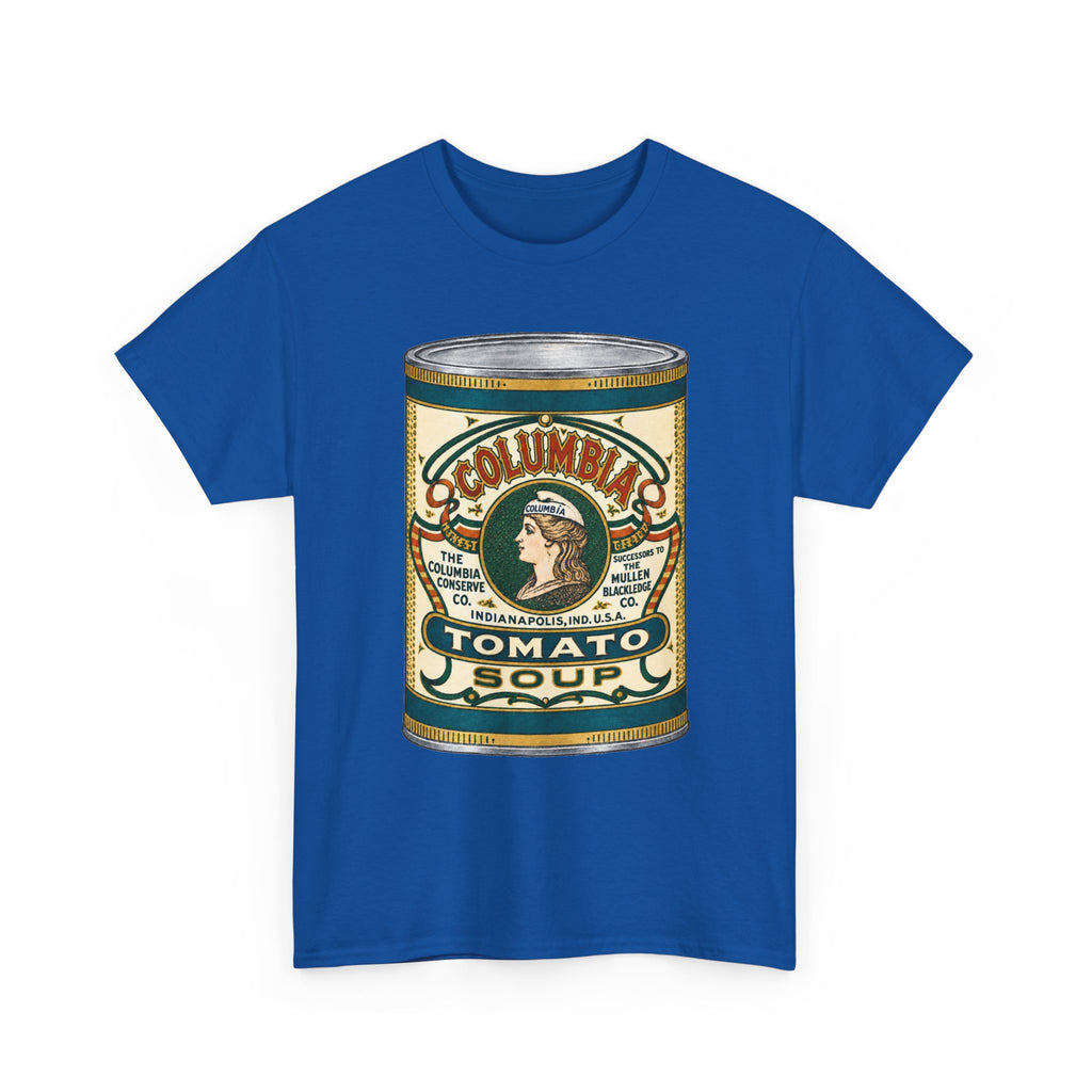 Columbia Tomato Soup Can T-Shirt…Indianapolis 1904 Ad