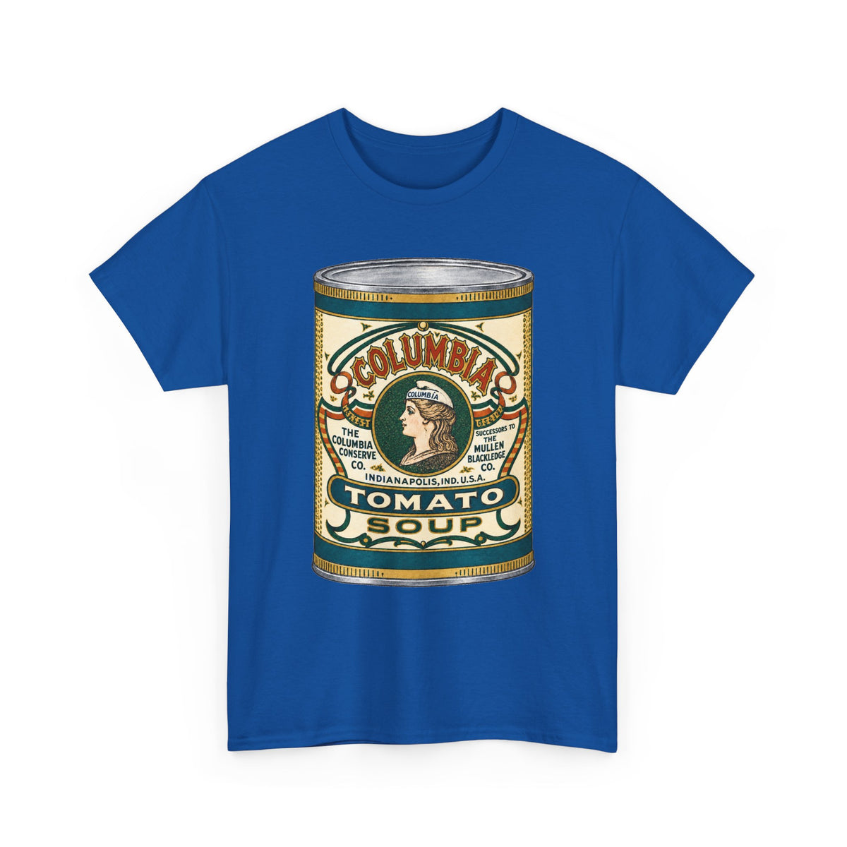 Columbia Tomato Soup Can T-Shirt…Indianapolis 1904 Ad