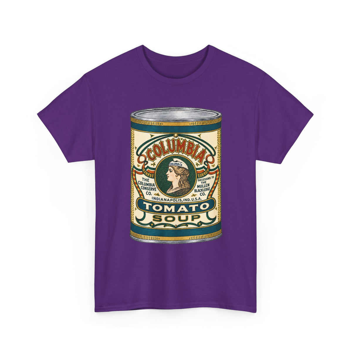 Columbia Tomato Soup Can T-Shirt…Indianapolis 1904 Ad