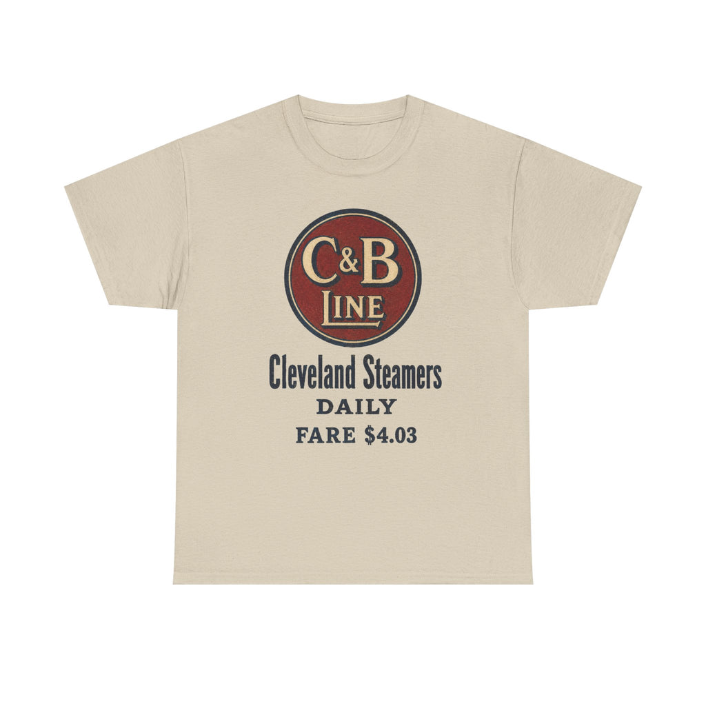 Cleveland Steamers Vintage Logo Tee — C&B Line Daily Fare 4.03