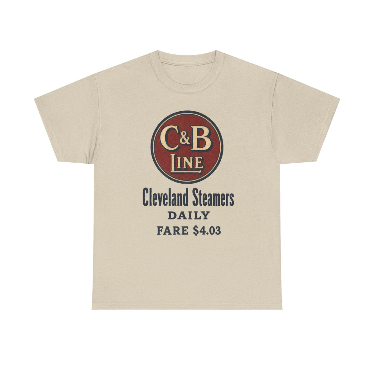 Cleveland Steamers Vintage Logo Tee — C&B Line Daily Fare 4.03