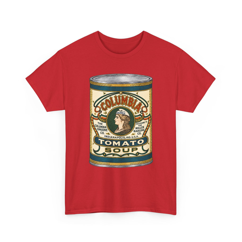 Columbia Tomato Soup Can T-Shirt…Indianapolis 1904 Ad