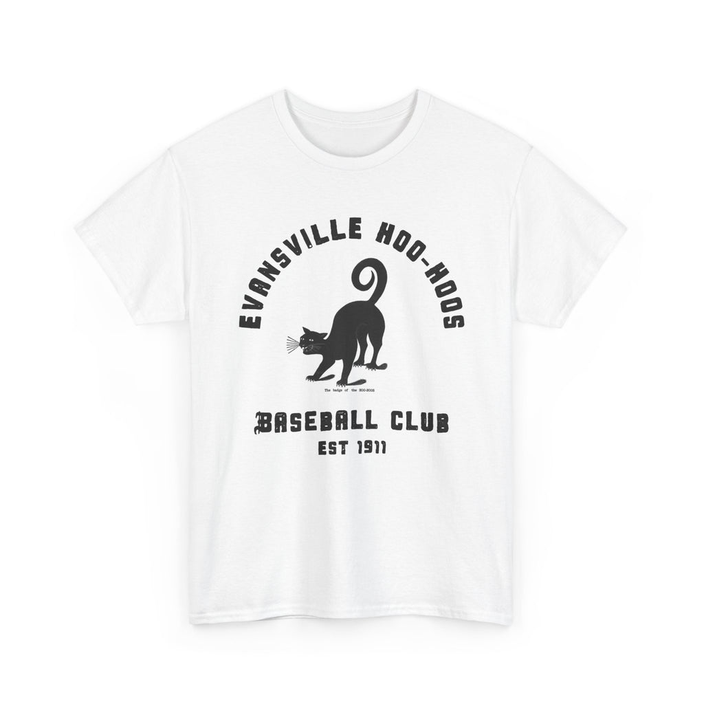 Evansville Hoo-Hoos 1911 Vintage Cat Baseball Tee