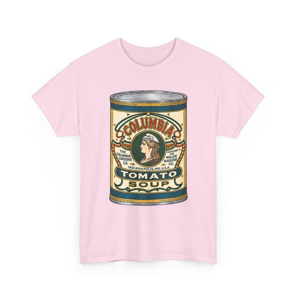Columbia Tomato Soup Can T-Shirt…Indianapolis 1904 Ad