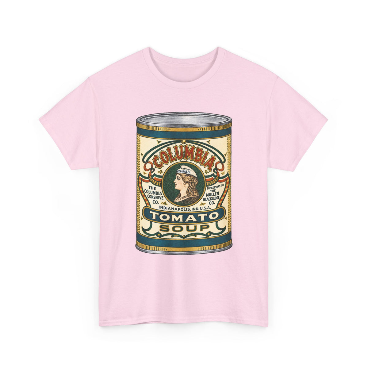 Columbia Tomato Soup Can T-Shirt…Indianapolis 1904 Ad