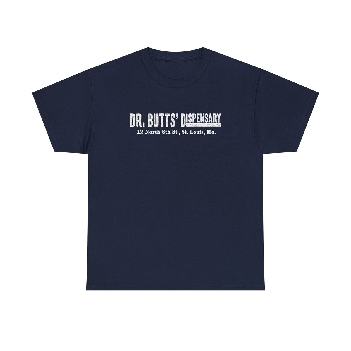 Dr. Butts' Dispensary St. Louis 1881 Tee – Vintage Apothecary Logo Shirt