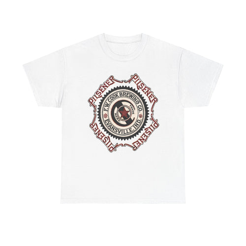 Cook Brewery 1889 Logo Tee — Evansville Beer T‑Shirt
