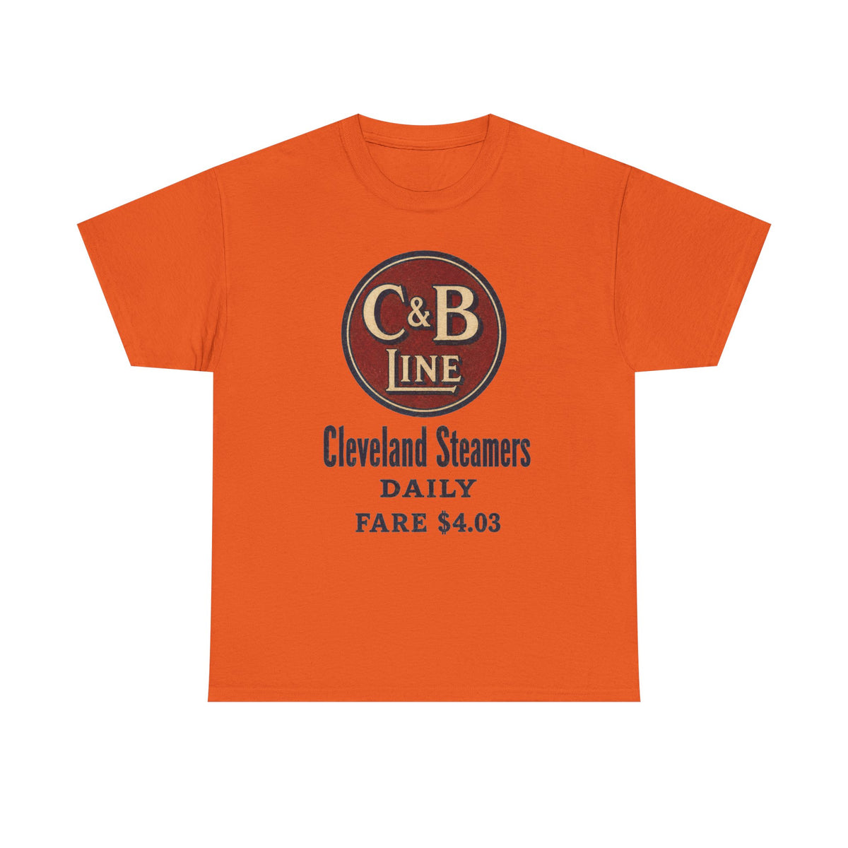 Cleveland Steamers Vintage Logo Tee — C&B Line Daily Fare 4.03