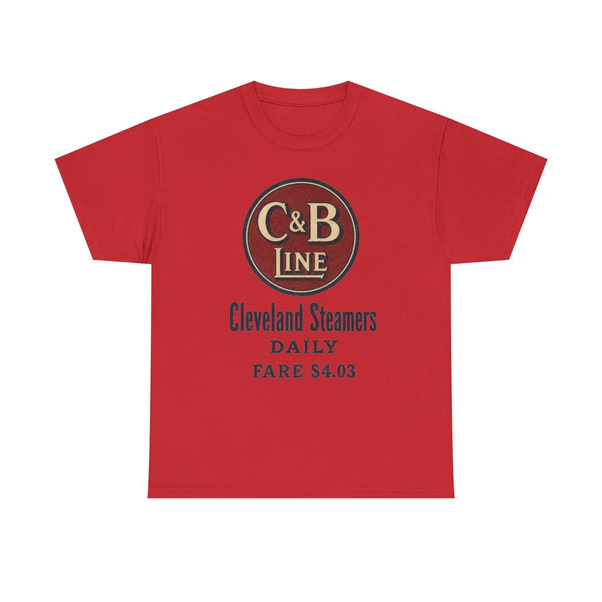 Cleveland Steamers Vintage Logo Tee — C&B Line Daily Fare 4.03