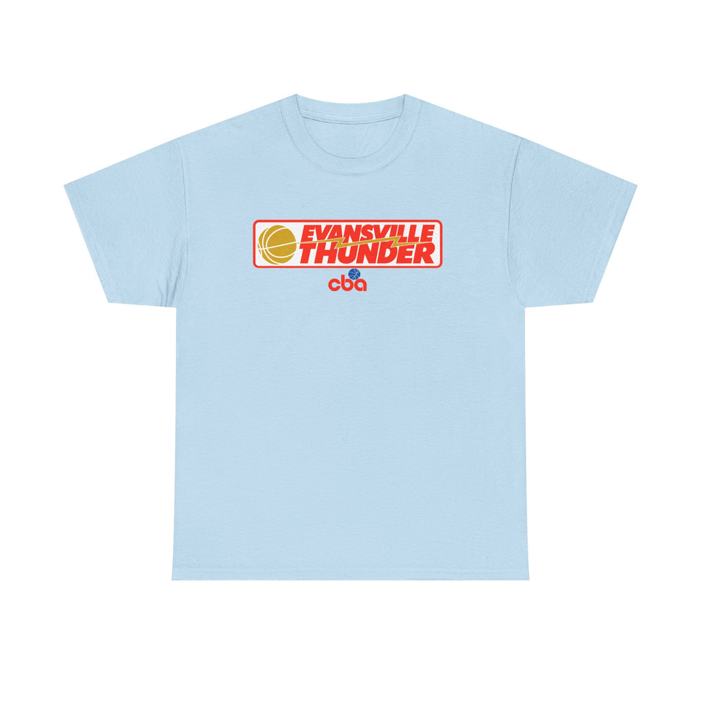 Evansville Thunder Basketball T-Shirt — Retro Logo Tee