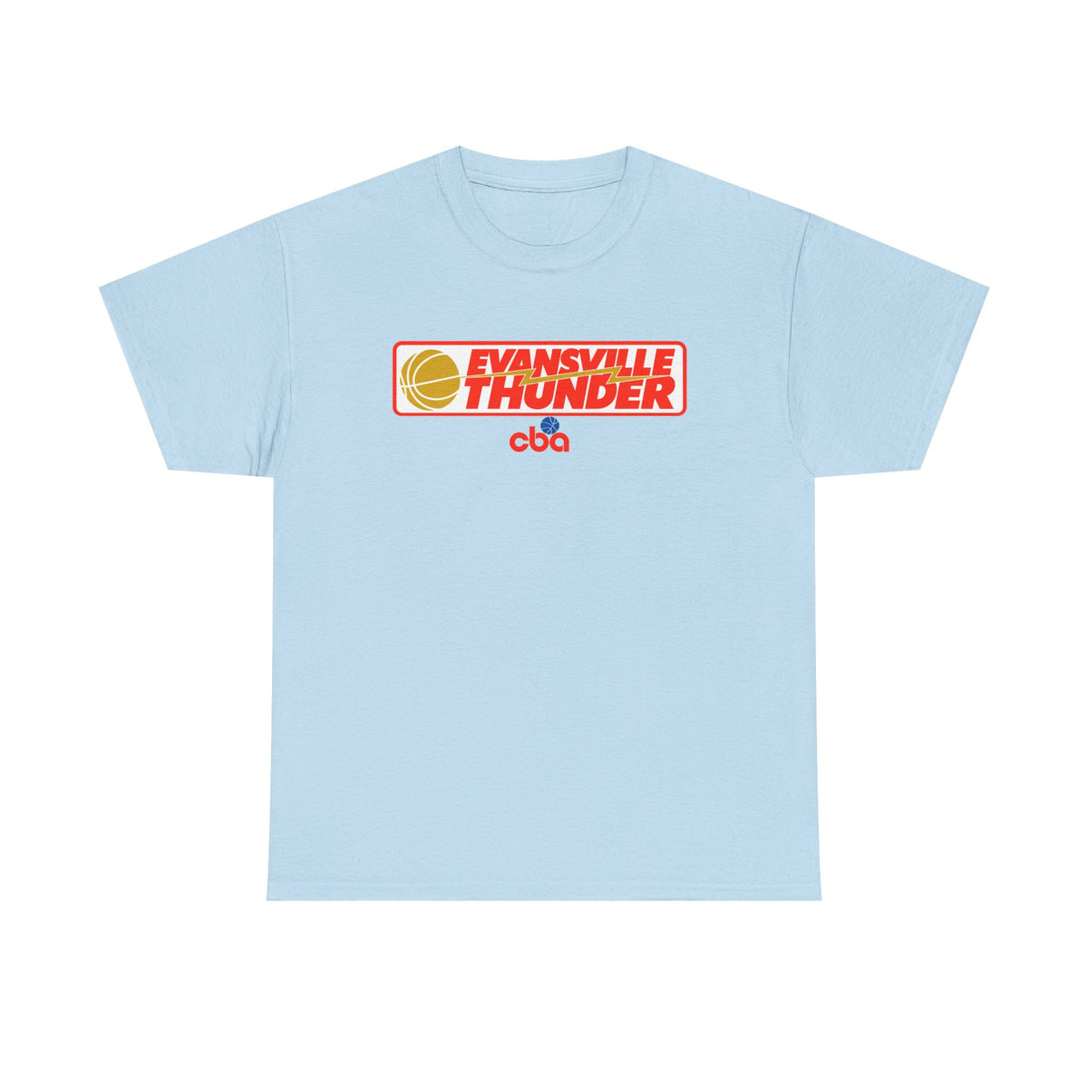 Evansville Thunder Basketball T-Shirt — Retro Logo Tee