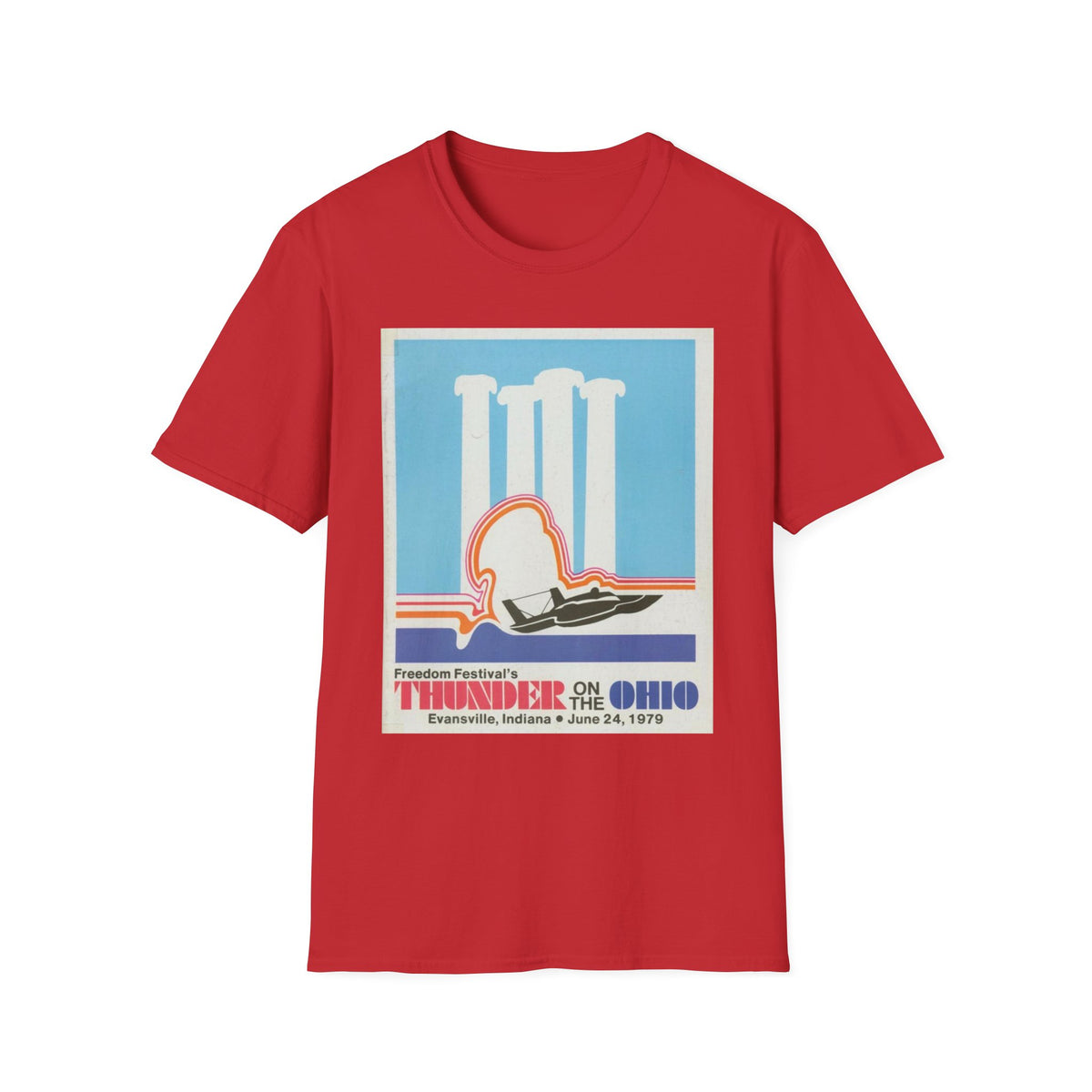 Thunder on the Ohio — Retro 1979 Hydroplane Race T-Shirt