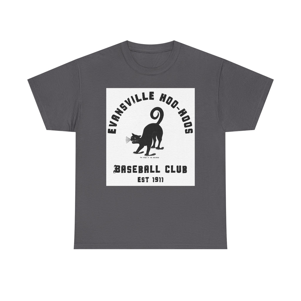 Evansville Hoo-Hoos 1911 Vintage Cat Baseball Tee