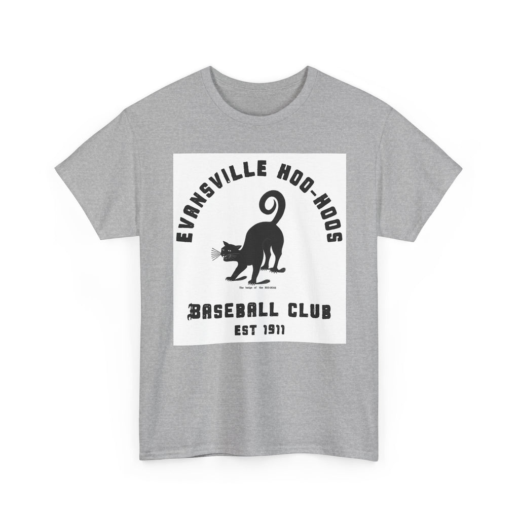 Evansville Hoo-Hoos 1911 Vintage Cat Baseball Tee