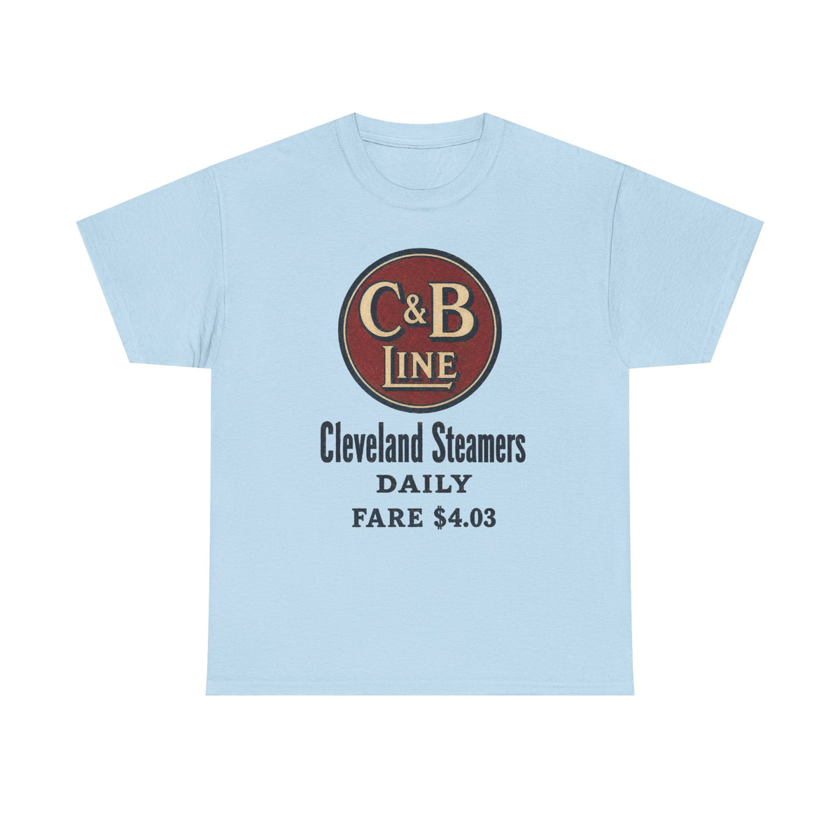 Cleveland Steamers Vintage Logo Tee — C&B Line Daily Fare 4.03