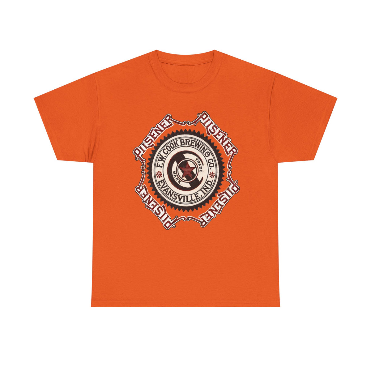 Cook Brewery 1889 Logo Tee — Evansville Beer T‑Shirt