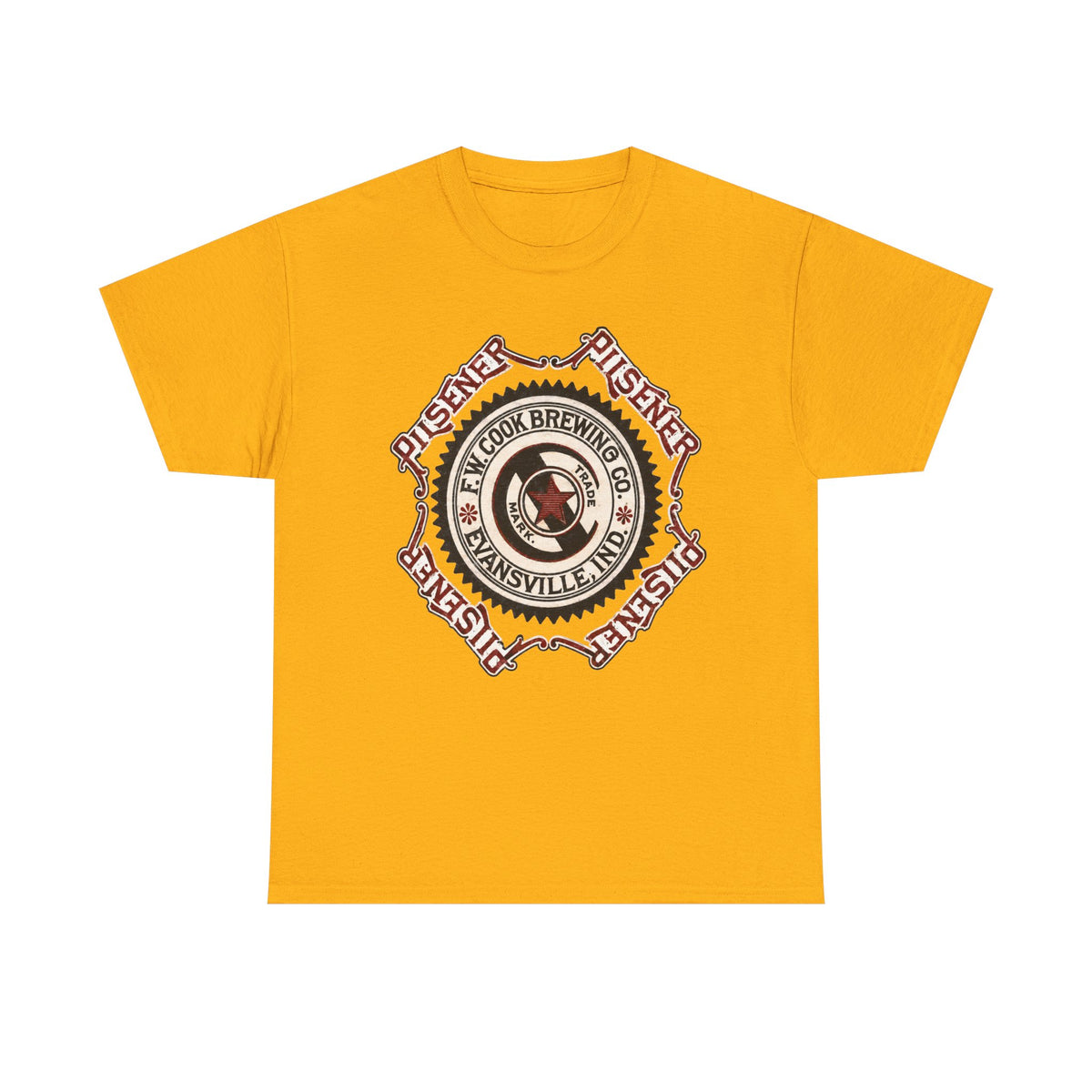 Cook Brewery 1889 Logo Tee — Evansville Beer T‑Shirt