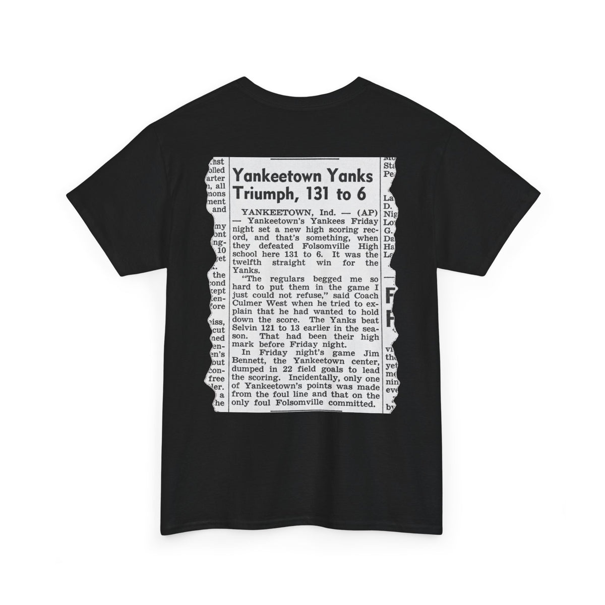 Yankeetown Yanks High School Basketball T-Shirt