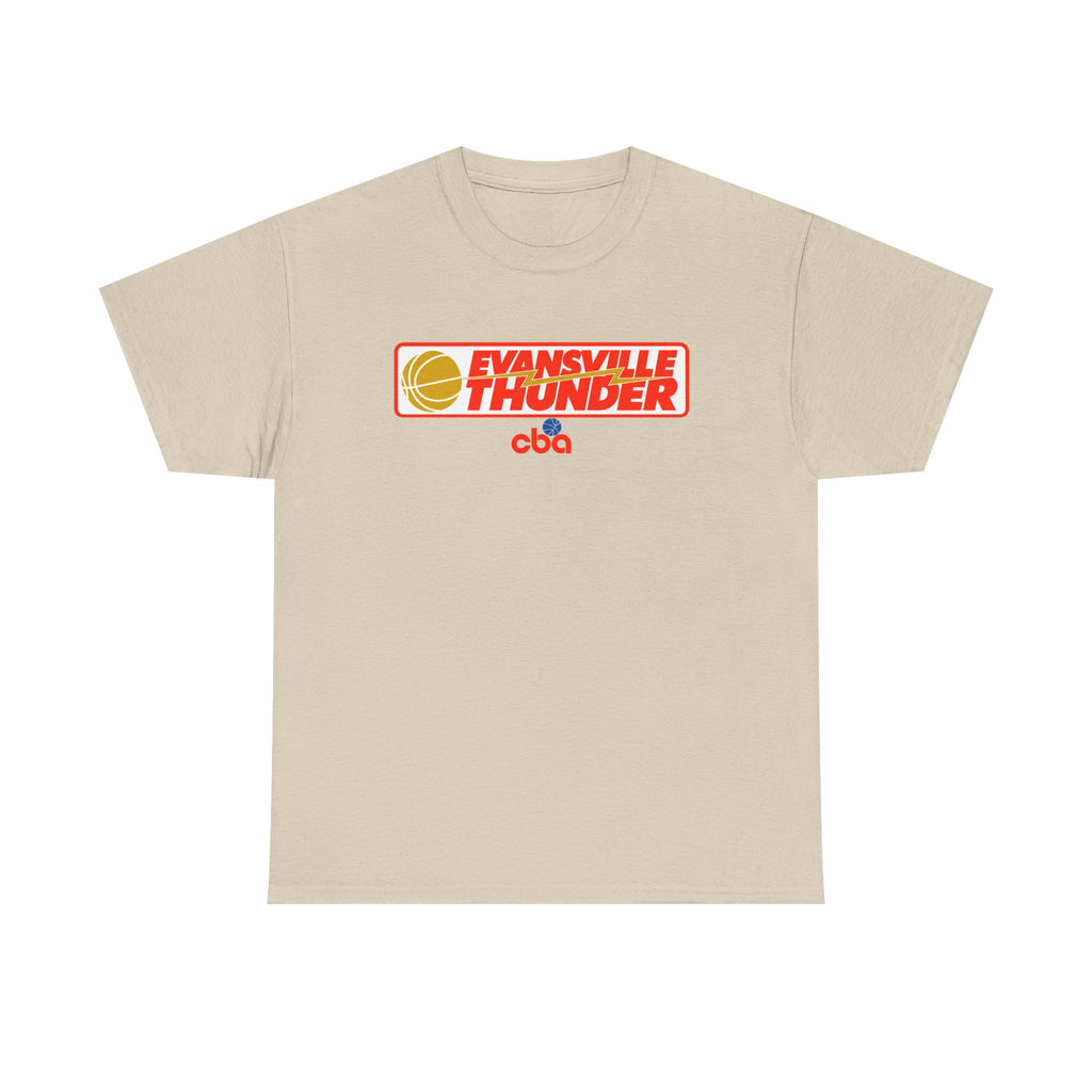 Evansville Thunder Basketball T-Shirt — Retro Logo Tee