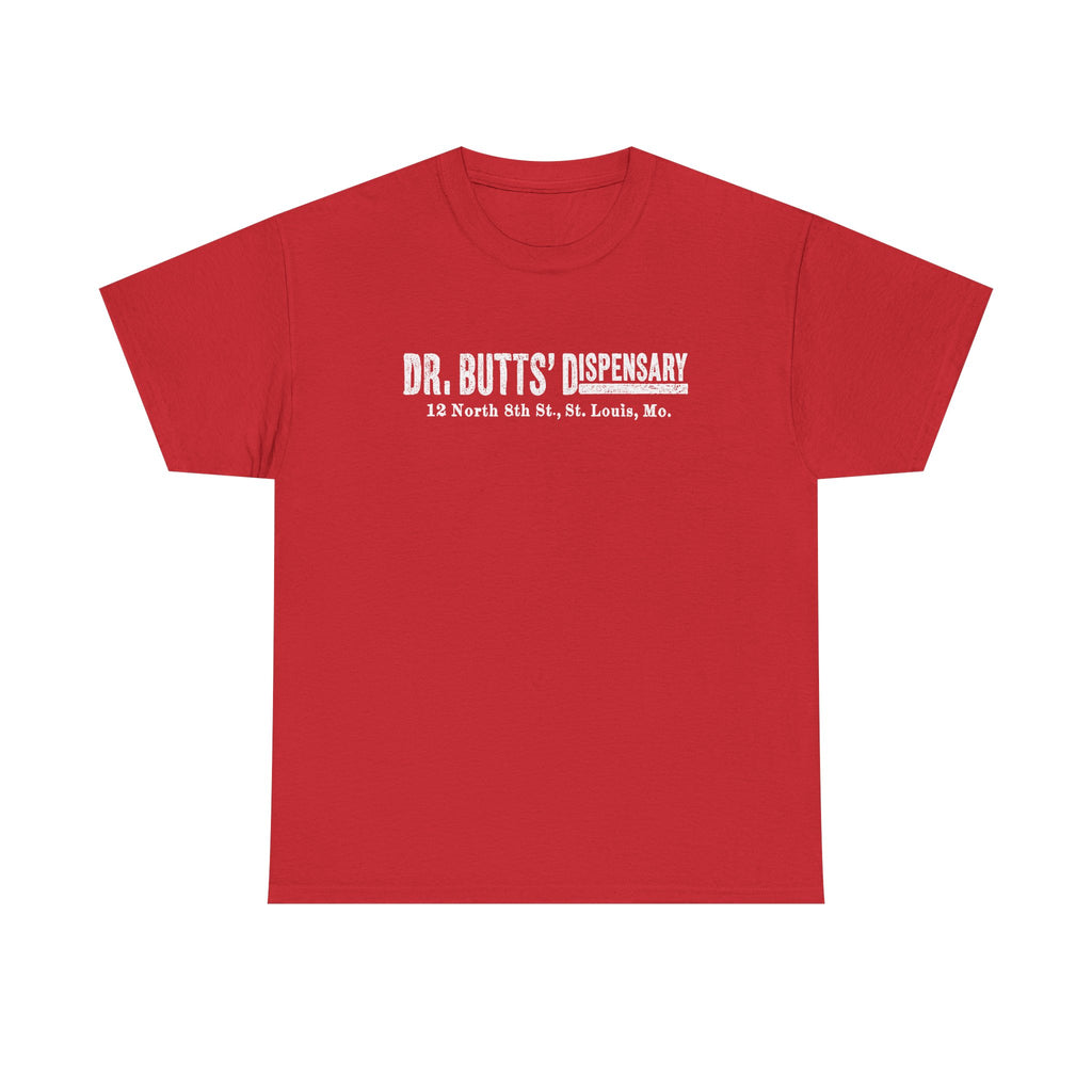 Dr. Butts' Dispensary St. Louis 1881 Tee – Vintage Apothecary Logo Shirt
