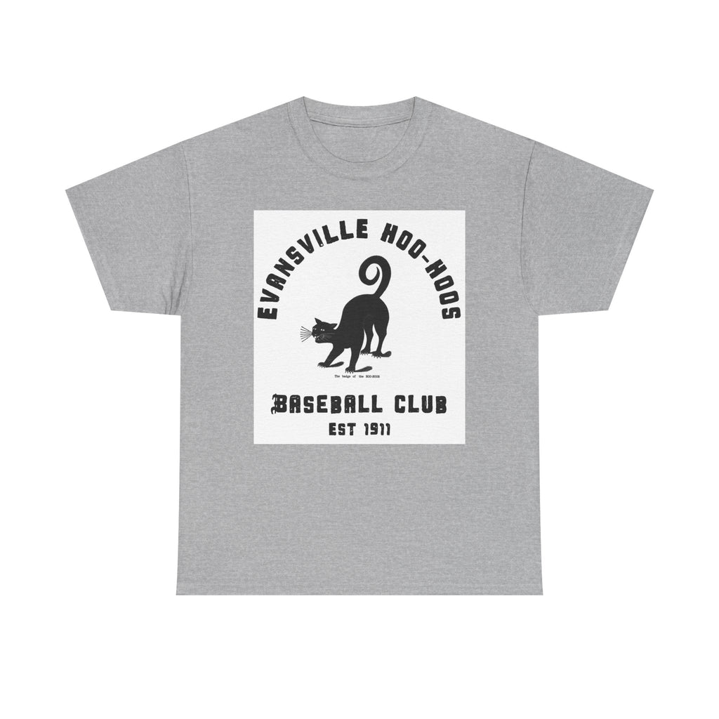Evansville Hoo-Hoos 1911 Vintage Cat Baseball Tee