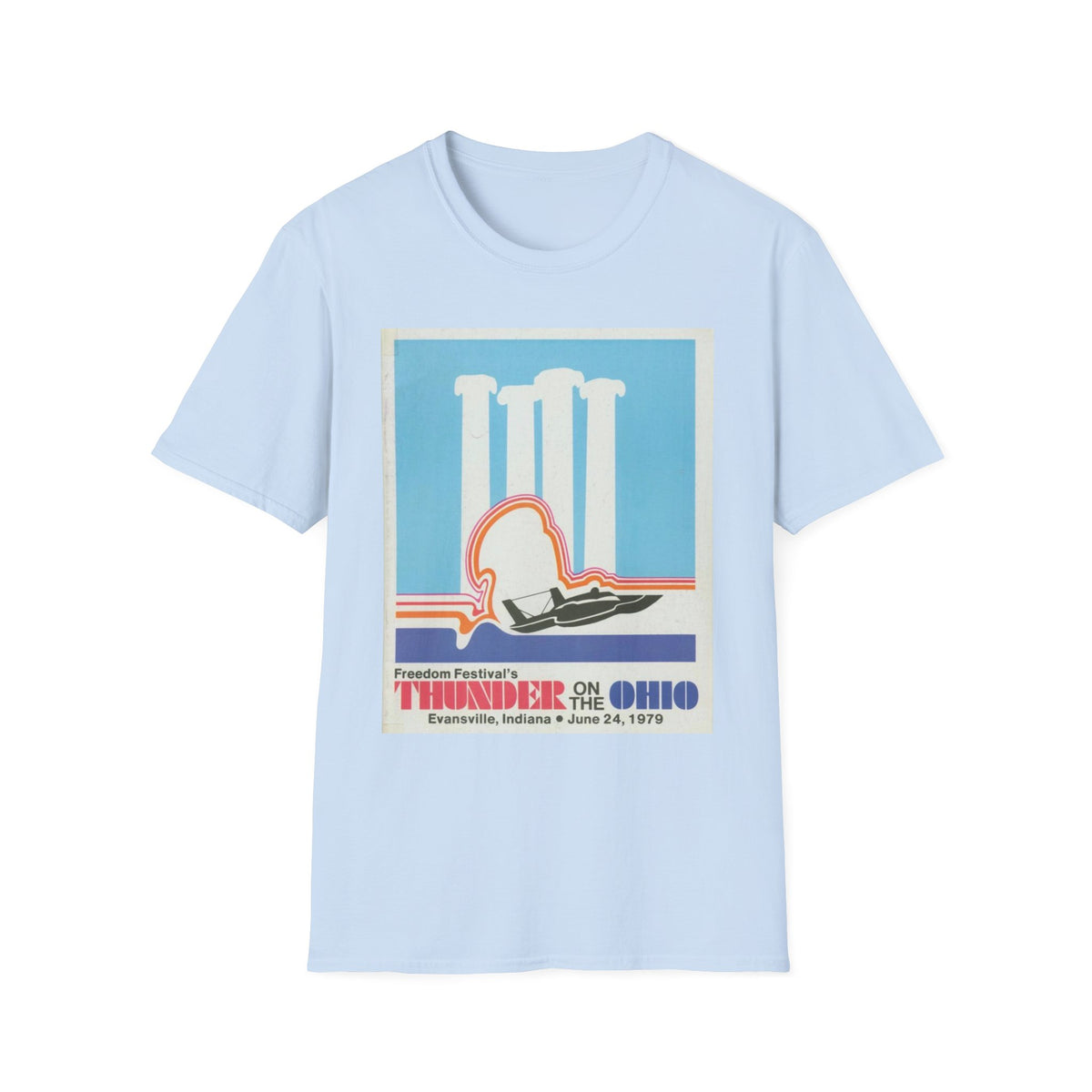 Thunder on the Ohio — Retro 1979 Hydroplane Race T-Shirt