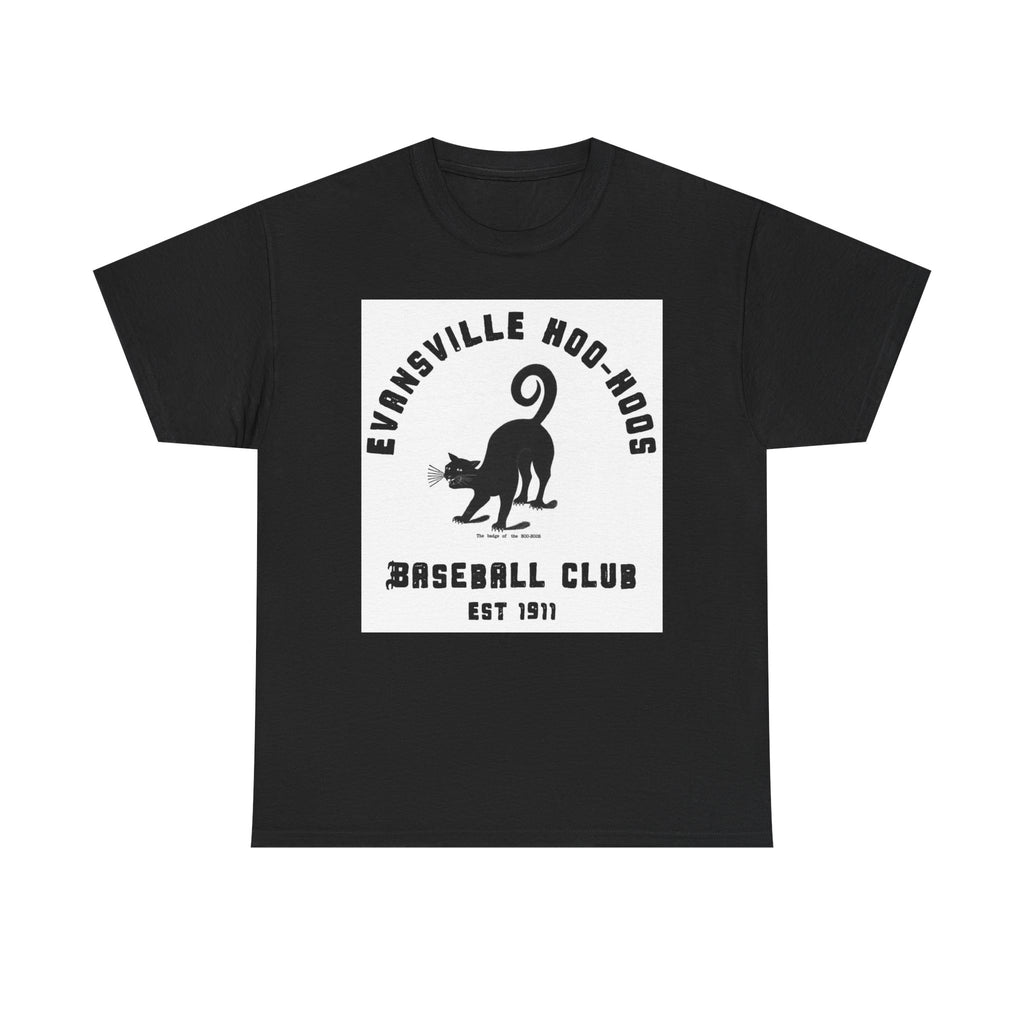 Evansville Hoo-Hoos 1911 Vintage Cat Baseball Tee